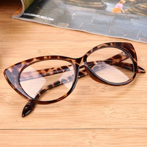 Cat Eye Glasses Women Fashion Eyewear Glasses Sunglasses(Leopard Print ) - Afbeelding 1 van 6