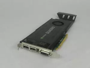 Dell Nvidia Quadro K4000 3GB GDDR5 2x Display Port DVI Port Graphic Card 0D5R4G - Picture 1 of 6