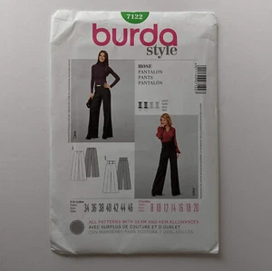 Burda Style 7122 pants sewing pattern - Size 8-20 - complete uncut ff - trousers - Picture 1 of 3
