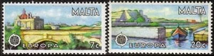 MALTA MNH 1977 SG584-585 CONJUNTO DE 2 EUROPA - Imagen 1 de 1