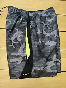Nike Shorts Men's Large Racer 9" Volley Swim Trunks Camo Colorful - Picture 1 of 10