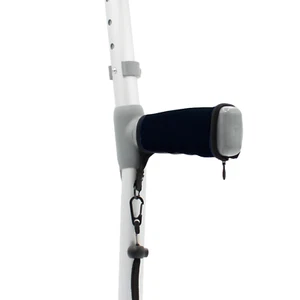 Krückengriff Griffabdeckungen für Komfort - weich gepolstertes Neopren mit Handschlaufe - Bild 1 von 4