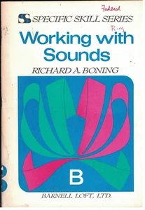 Specific Skill Series Working with SoundsT Booklet B - Picture 1 of 3