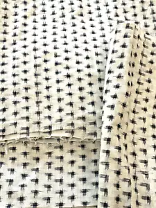 Vintage Japanese Deconstructed Kimono Linen Fabric Pieces (O15) - Picture 1 of 4