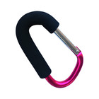 1/2 pcs Pushchair Clip Buggy Shopping Carabiner Hook Pram Holder Stroller Bags