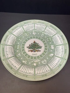 Spode Christmas Tree Annual Collector Calendar Plate 2003 England 10.75” Zodiac - Picture 1 of 12