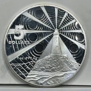 2015 Lighthouses 1oz One Ounce Silver Coin - .999 Five Dollar Australia Frosted - Picture 1 of 2