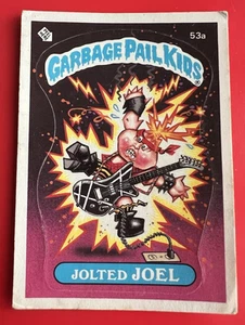 1985 Topps Garbage Pail Kids Series 2 #53a Jolted Joel 1 Star* Glossy Back VG - Picture 1 of 3