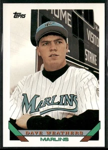 Dave Weathers 1993 Topps #739 Florida Marlins - Picture 1 of 2