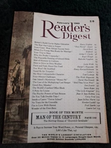 OAK ISLAND READERS DIGEST MAGAZINE FEBRUARY 1965 EDITION EXCELLENT CONDITION - Picture 1 of 4