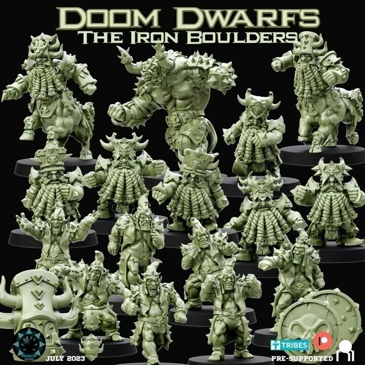 Doom Dwarfs equipe nain du chaos Fantasy Football - Imagen 1 de 1