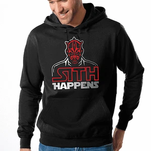 Sith Happens Star Wars Satire Parodie Darth Maul Fun Kapuzenpullover Hoodie - Bild 1 von 1
