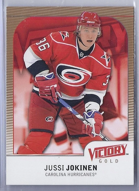 2009-10 UPPER DECK VICTORY JUSSI JOKINEN UD GOLD  #260 HURRICANES - Image 1 of 1