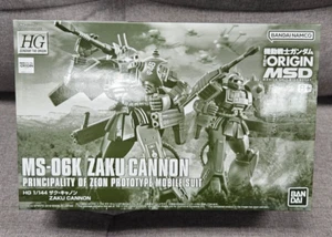 P-Bandai HG 1/144 MS-06K Zaku Cannon Gundam Origin MSD - Picture 1 of 10