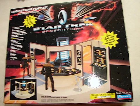Star Trek Playmates Generations movie  Engineering Playset 1994 MIB   F23 Cover