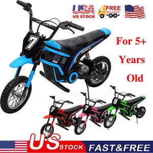 24V Kids Ride on Motorcycle Off-Road Electric Dirt Bike Fast Speed Toys 5+Age - Picture 1 of 72
