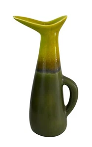 Vintage EDMUND RONAKY for Jaru, Bird Pottery Pitcher Green MCM Danish Modern - Picture 1 of 5