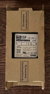 COSEL ESP-10-101-D 1-Phase EMI/EMC Noise Filter 250V 10A DIN Rail Mount - Picture 1 of 9