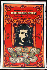 1977 Original Cuban Movie Poster"Joan Manuel Serrat"Spain Singer musical art