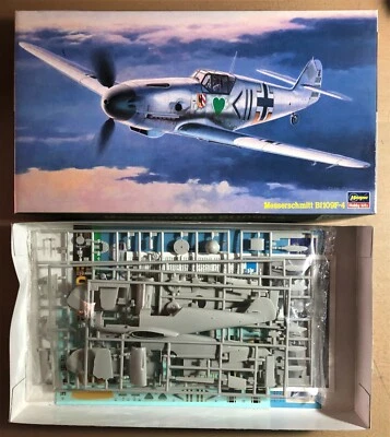 HASEGAWA 09011 - MESSERSCHMITT Bf 109F-4 - 1/48 PLASTIC KIT  - Immagine 1 di 2