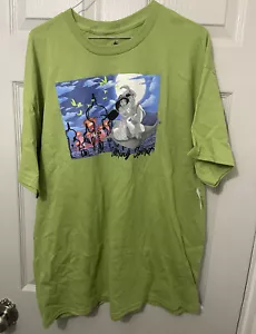 Disney Aladdin and Jasmine Green Adult Shirt X-Large XL New In Hand - Picture 1 of 3