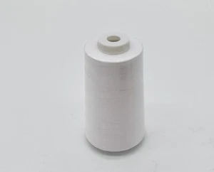 One Spool Of High Quality Sewing Machine Thread Cone T27 S/2 6000 Yards White - Picture 1 of 4