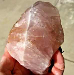 rle ROSE QUARTZ ROUGH, MADAGASCAR, GOOD QUALITY! 1.84 lbs. - Picture 1 of 4