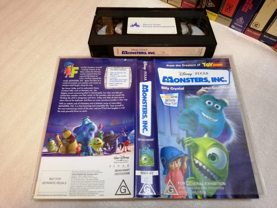 MONSTERS INC. - Walt Disney PIXAR Rare Australian Edition VHS release - ANIMATON - Image 1 of 1