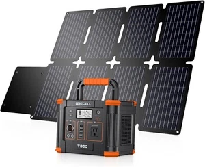 Peak 600W Power Station Portable Solar Generator Backup Battery +80W Solar Panel - Picture 1 of 17