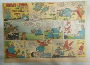 Pepsi Cola Cops Ad: Pepsi and Pete by Rube Goldberg ! from 1941 11 x 15 inches - Picture 1 of 1