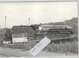 bei Camburg    Dampflok  011531-1   Foto 1.10.89   s/w - Bild 1 von 2