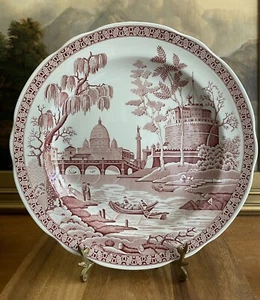 SPODE Archive Collection ROM rot SPEISETELLER Vintage England - Bild 1 von 8
