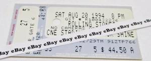 The Rolling Stones 20 agosto 1994 CNE Stadium Toronto Ontario, Canada Biglietto Stub - Foto 1 di 2