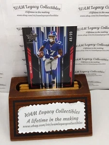 2005 Leaf Rookies & Stars Longevity Black 48/99 PLAXICO BURRESS - Picture 1 of 7