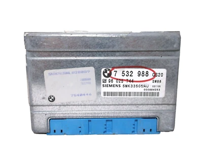 BMW X3/X5 2004..04 3,0 L a 7/04/control de transmisión/computadora/T.C.M..OEM Foto 1 de 4