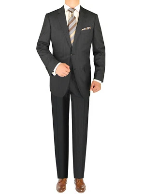 Luciano Natazzi Mens Two Button 160S Cashmere Wool Suit - Image 1 of 4