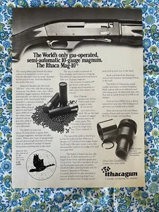 Vintage 1976 Ithaca Mag 10 Print Ad 10 Gauge Semi Automatic-Ad Only - Picture 1 of 7