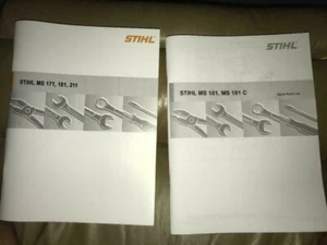 MS 181 MS181 STIHL Chainsaw Complete Service Workshop Repair & Parts List Manual - Picture 1 of 3