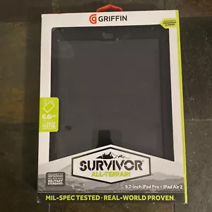 Griffin Survivor 9.7 inch iPad Pro + iPad Air 2 Mil Spec Case Holder New Sealed - Picture 1 of 2