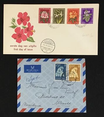 DUTCH NEW GUINEA -NNG -1959/61 - 7 x COVER / FDC --MOST VF  - Image 1 of 3