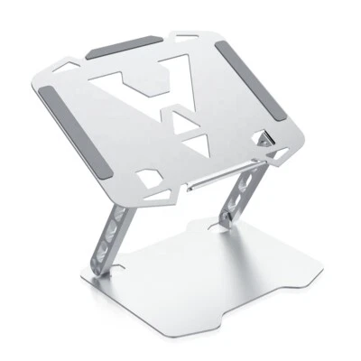 Adjustable Ergonomic Aluminum Laptop Stand Tablet Notebook Holder Foldable - Image 1 of 4