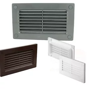 Rejilla de láminas rejilla de ventilación canal plano láminas rejilla de escape protección contra insectos - Imagen 1 de 11