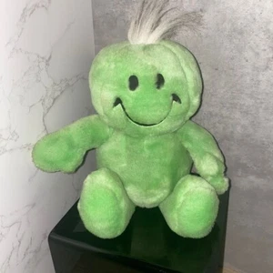 Vintage Laughing Dan Dee Tickle Tickle Wiggle Wiggle 8" Green Plush Soft Toy - Imagen 1 de 10