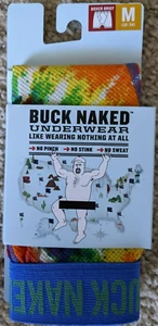 Duluth Trading Buck Naked Boxer Briefs Mens Size M (32-34) Tie Dye - Picture 1 of 4