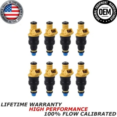 8X OEM Bosch Fuel Injectors Fits 1996-2004 Ford Mustang 4.6L V8 #F2TE-A3A - Image 1 of 4