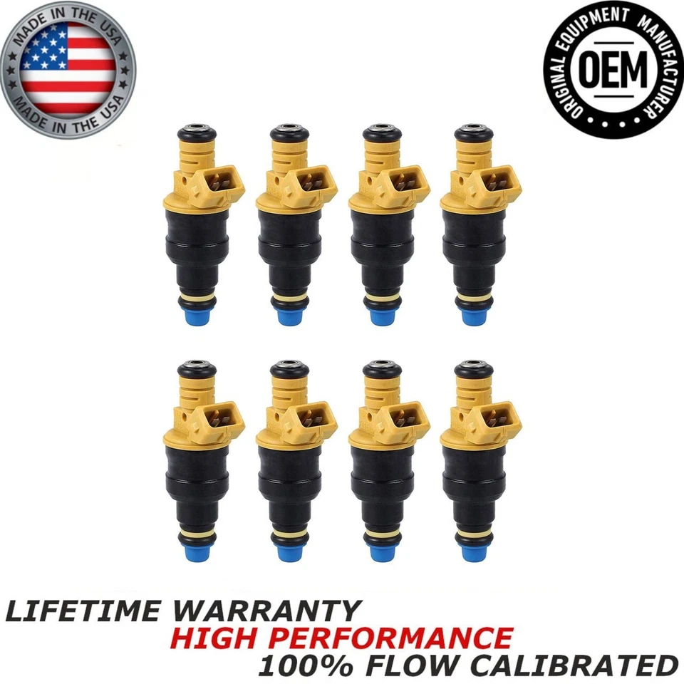 8 inyectores de combustible Bosch OEM para Ford F-150 1997-2003 4,6 L/5,4 L V8 #F2TE-A3A Foto 1 de 4