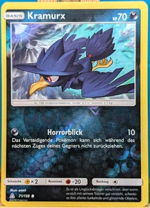 POKEMON - Ultra Prisma - Kramurx - 71/156 - REVERSE HOLO - deutsch - Bild 1 von 1