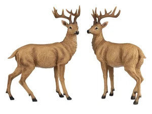 Formano Hirsch Naturfarben Kunststein Deko Weihnachten 45 cm (#416 S) - Bild 1 von 1