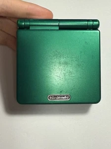 Nintendo Gameboy Advance SP Pokemon Limited Emerald Pack Green GBA AUSTRALIA AUS - Picture 1 of 22