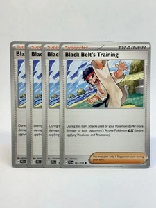 [4x Playset] Black Belt's Training (143/159) - Pokemon Journey Together - NM - Picture 1 of 1